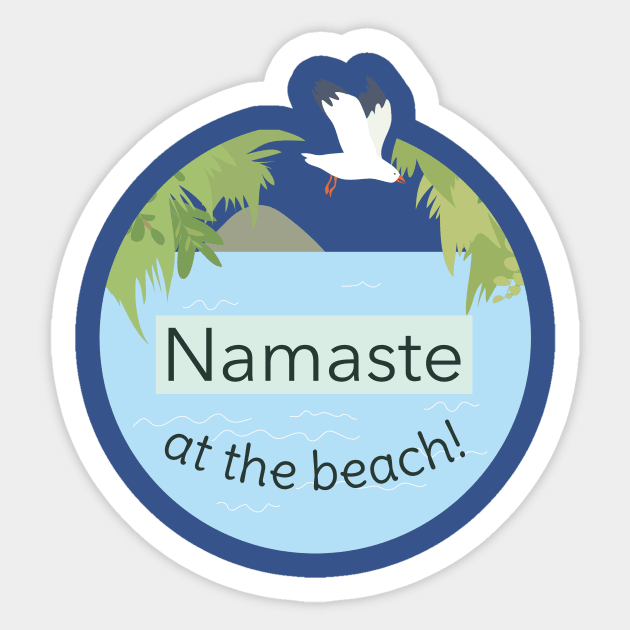 Namaste Sticker by ALBOYZ